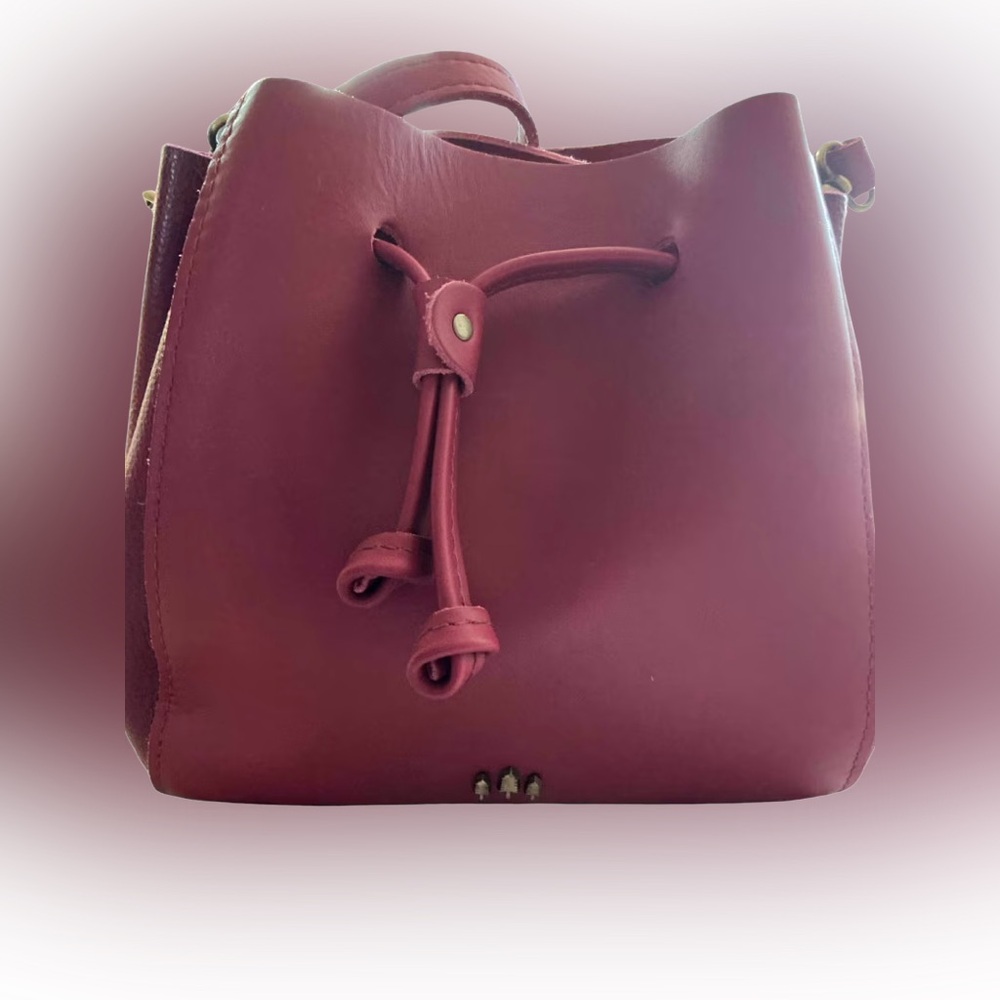 Portland Leather Goods Berry Good Nest Bucket Bag